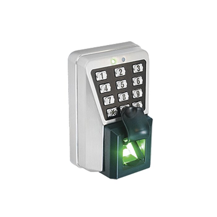 (ZK MA500)Lector IP de Huella y Proximidad con Teclado Antivandálico para Exterior / Administración con software o de manera autónoma (directo en el teclado) / Relevador para chapa