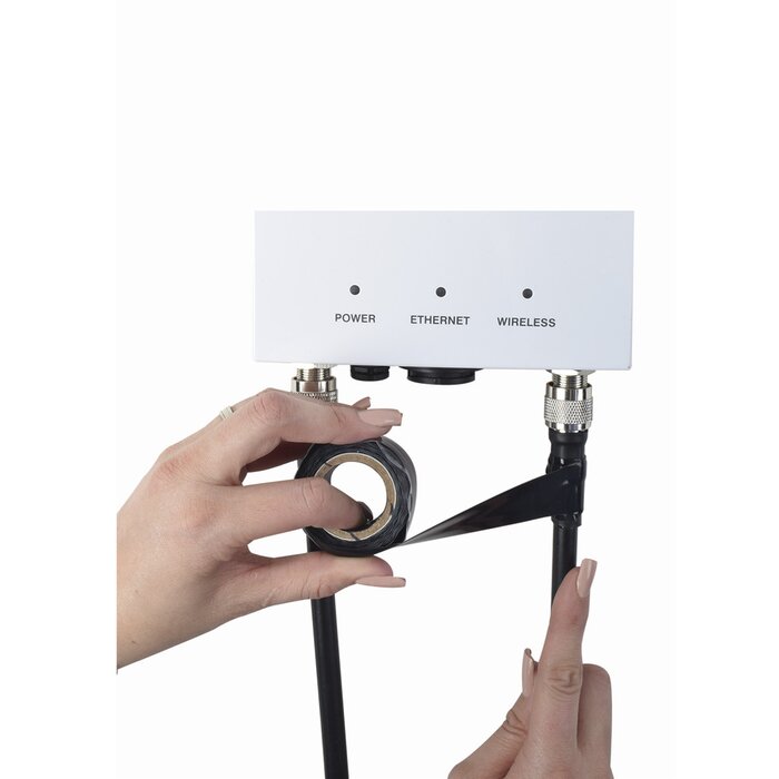 Cinta de auto fusión para sellar equipo instalado en intemperie, 4.5 m.