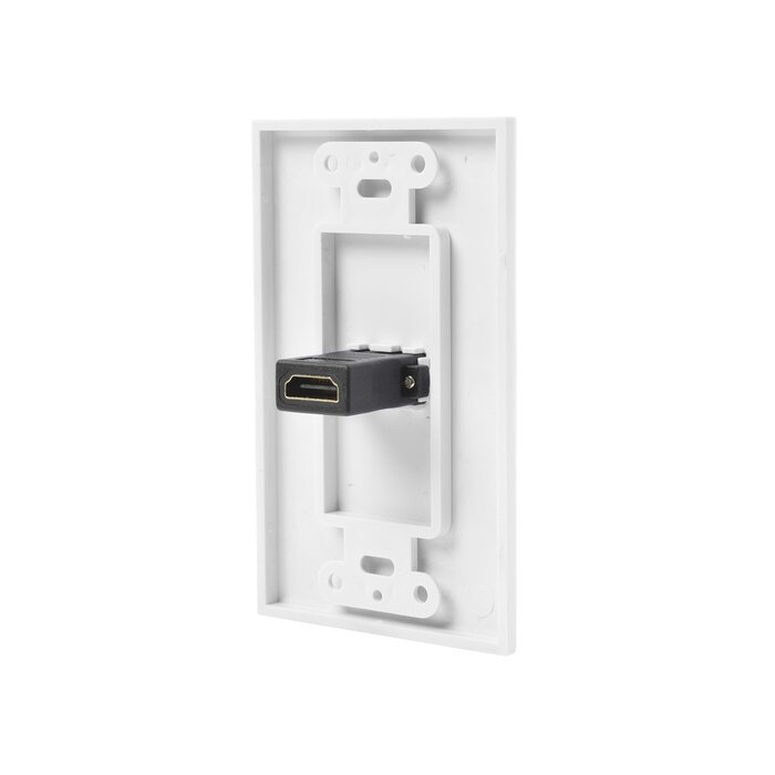 Placa de pared 1 puerto HDMI hembra a hembra