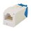 Conector Jack RJ45 Estilo TG, Mini-Com, Categoría 6A, de 8 posiciones y 8 cables, Color Blanco