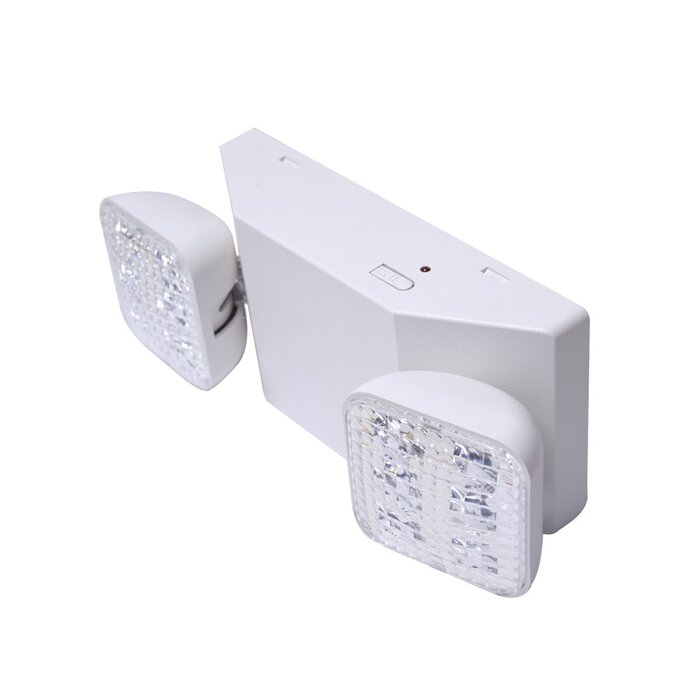 Luz LED de Emergencia/150 lúmenes/Luz fría/Batería de Respaldo Incluida/Botón de test.