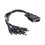 Adaptador de 7 entradas de Audio para DVR´s epcom y HIKVISION