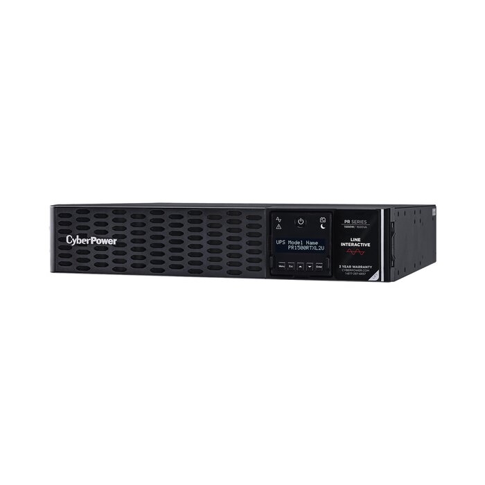 UPS de 1500 VA/1500 W, Topología Línea Interactiva, Entrada 120 Vca NEMA 5-15P, Onda Senoidal Pura, Torre o Rack 2 UR, Con 8 Tomas NEMA 5-15R
