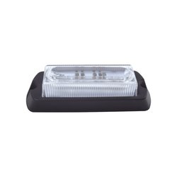 Luz Auxiliar Ultra Brillante X13 de 4 LEDs, Color Azul, con mica transparente