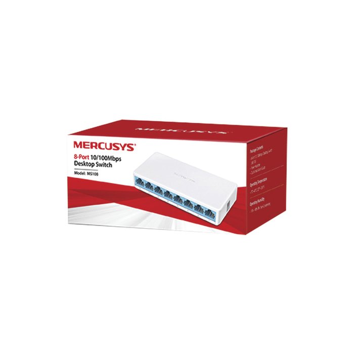 Switch no administrable para escritorio 8 puertos 10/100 Mbps