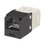 Conector Jack RJ45 Estilo TG, Mini-Com, Categoría 6, de 8 posiciones y 8 cables, Color Negro