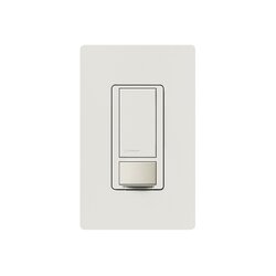 Switch on/off / Linea Maestro Switch con sensor de ocupación, multilocacion / un solo polo 120V/2A, color blanco.