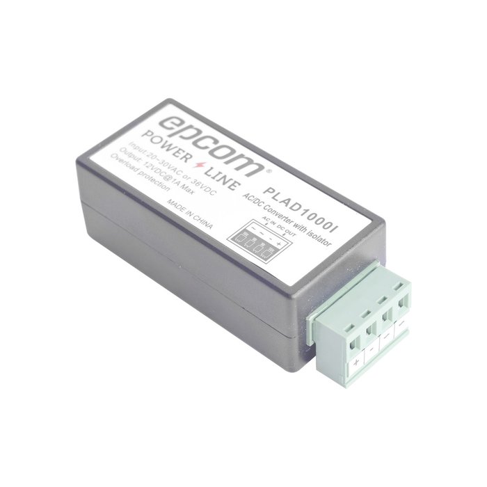 2 en 1 ; 1.- Convertidor de 24 Vca a 12 Vcd ; 2.- Filtro contra ruido para cámaras TurboHD, CVI, TVI / Envío Largas Distancias