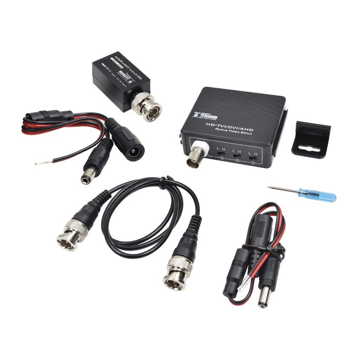 Kit de largo alcance de 400 metros TVI compuesto por TT4501T + TT4501R / Activo+Activo / Compatible 5/3/2/1 Megapixel