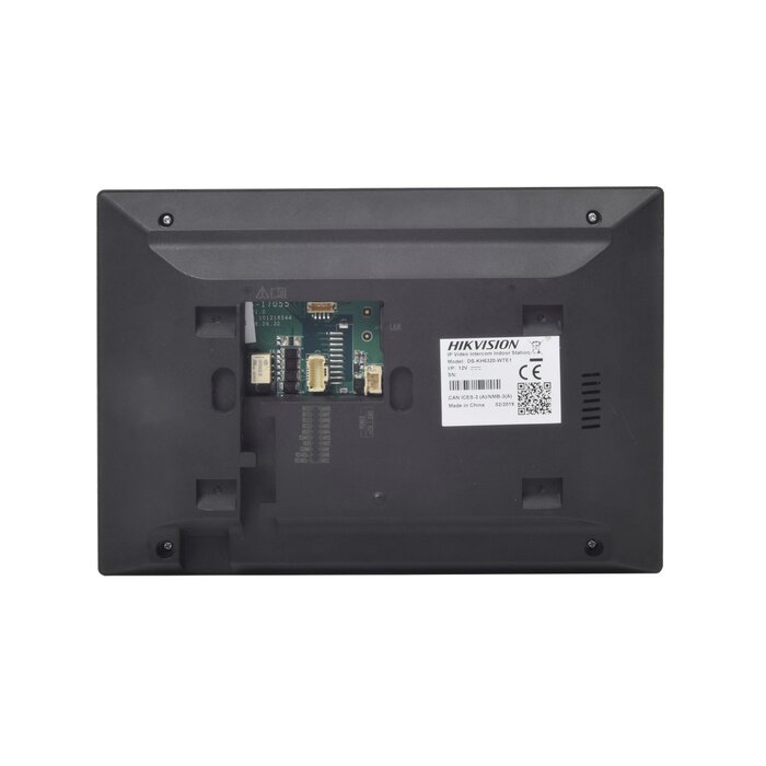 Monitor IP Touch Screen 7" para Videoportero IP Modular / Vídeo en Vivo / PoE Estándar / Apertura Remota / Llamada Entre Monitores / Audio de dos vías / Policarbonato