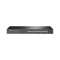 Switch no administrable de 24 puertos 10/100 Mbps para montaje en rack