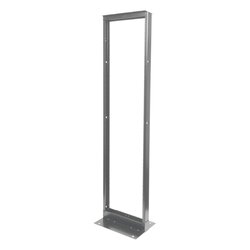 Rack de Dos Postes Estándar de 19", Numerado, Fabricado en Acero y 45 Unidades de Rack, Color Negro