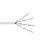 Bobina de cable de 305 metros, UTP Cat6 Riser, de color Blanco, UL, CMR, probado a 350 Mhz, para aplicaciones de CCTV / redes de datos/ IP megapixel / control RS485