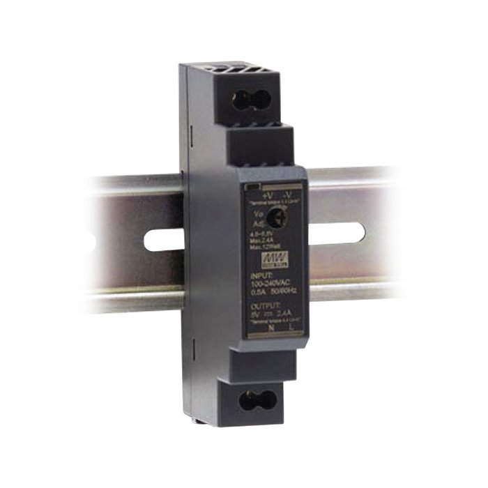 Fuente de poder Industrial Riel Din 12Vcd, 15W
