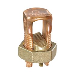Conector Mecánico de Puesta a Tierra, de Cobre, Para Cables de Calibre 8 a 6 AWG