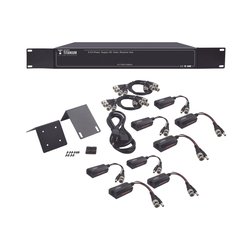 200 metros en 4K, 300 metros en 5 MP, VIDEO+PODER / 8 Canales / TODO INCLUIDO PARA RACK / Para transmisión de alimentación ( de 36 Vcd a 12 Vcd) y video (HD-TVI) / 4K / SIN RUIDO / INSTALACIÓN LIMPIA
