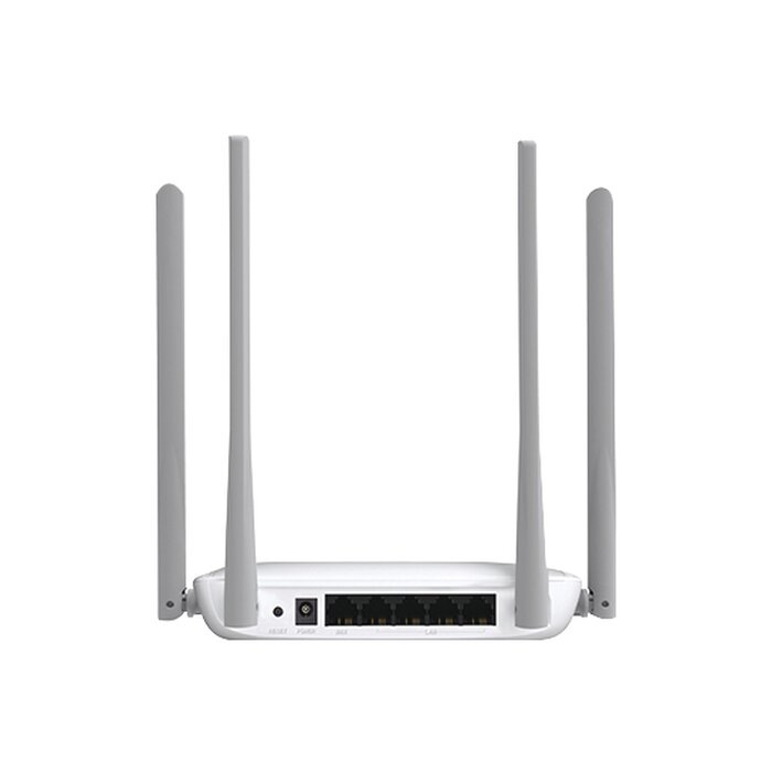 Router Inalámbrico N 2.4 GHz de 300 Mbps 1 puerto WAN 10/100 Mbps 4 puertos LAN 10/100 Mbps con 4 antenas de 5 dBi