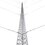 Kit de Torre Arriostrada de Piso de 48 m Altura con Tramo STZ45G Galvanizado por Inmersión en Caliente (No incluye retenida).