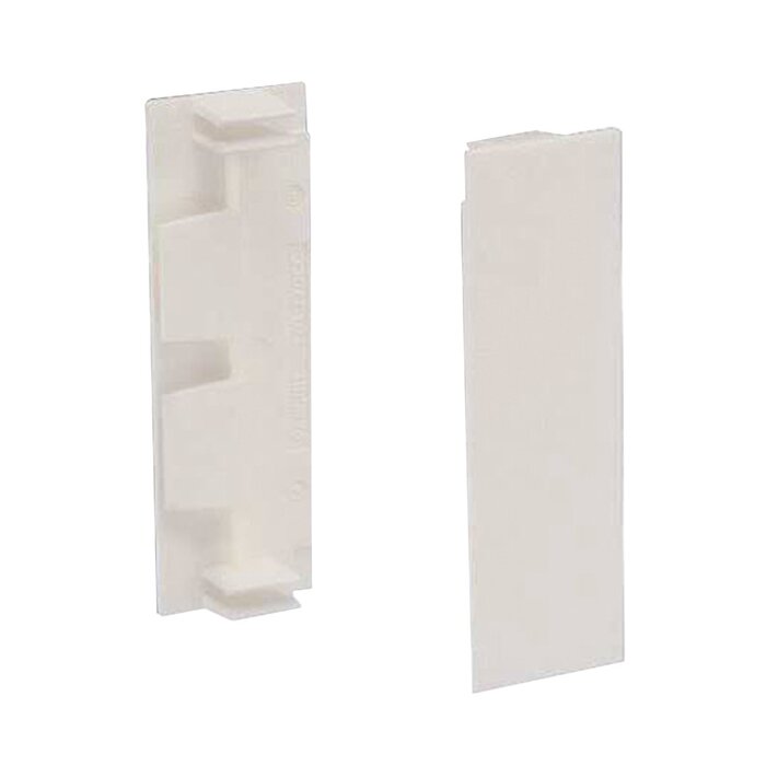 Unión recta de tapa, para uso con canaleta T70, Material PVC Rígido, Color Blanco Mate