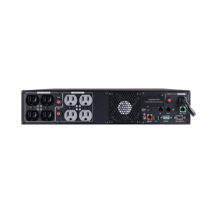 UPS de 1000 VA /1000 W, Topología Línea Interactiva, Entrada 120 Vca NEMA 5-15P, Onda Senoidal Pura, Torre o Rack 2 UR, Con 8 Tomas NEMA 5-15R