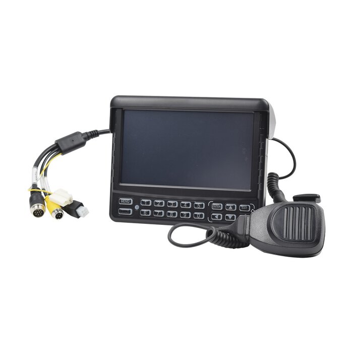 Panel de control dáctilar multifuncional con monitor de 7" para MDVR móvil XMR EPCOM