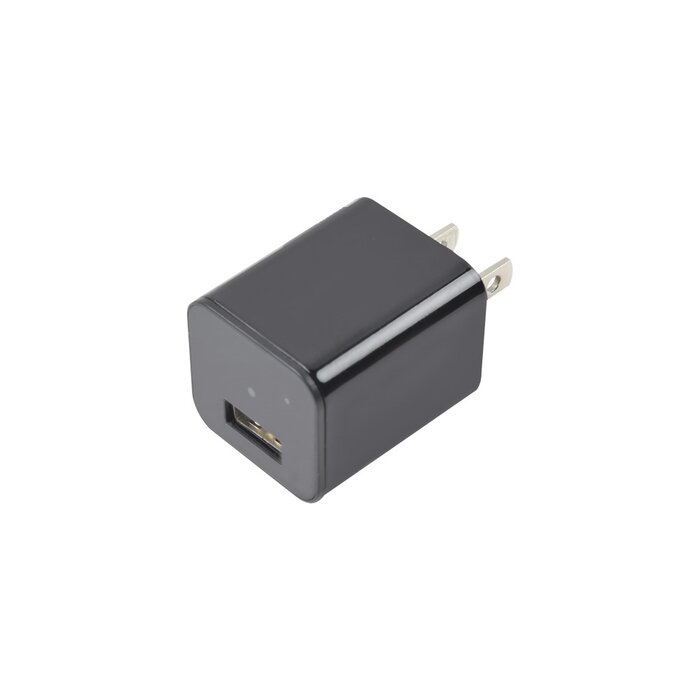 Cámara Oculta en Cargador de Pared / Memoria de 8GB / Resolución 1080P / Grabación Continua o por Movimiento