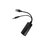 Cable divisor PoE pasivo de 48-55 Vcd @ 12 Vcd, 2 A. Aplicaciones como adaptar micrófonos en cámaras IP