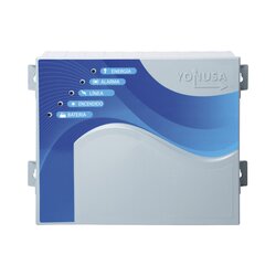 Energizador ANTIPLANTAS de 10,000Volts-1.2JOULES/10000 Metros lineales de protección/Activado por Atenuación de voltaje,Corte de línea o Aterrizamiento de la línea/Integración a panel de Alarma.
