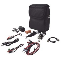 Kit de accesorios para probadores de vídeo EPMONTVI incluye: maleta, probador de cable, cables de conexion.