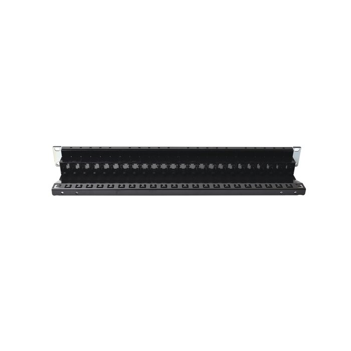 Patch Panel Z-MAX, Blindado, de 24 puertos, Modular, Plano, 1UR