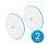 Kit UniFi Building Bride de 1+ Gbps en 60 GHz con radio redundante en 5 GHz, alcance de hasta 500 m