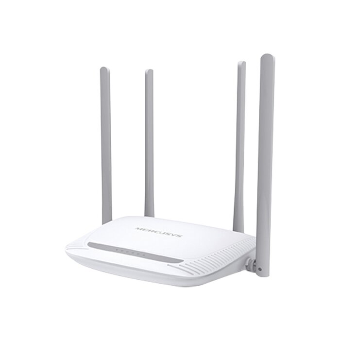 Router Inalámbrico N 2.4 GHz de 300 Mbps 1 puerto WAN 10/100 Mbps 4 puertos LAN 10/100 Mbps con 4 antenas de 5 dBi