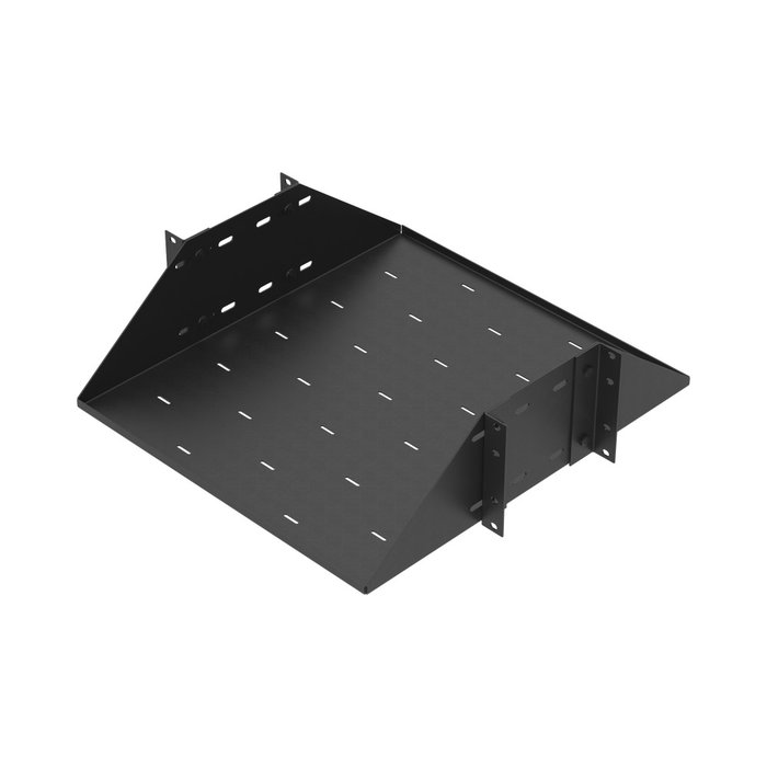 Charola para Rack de 19" de 3 Unidades. Doble Fijación. Profundidad: 484 mm.