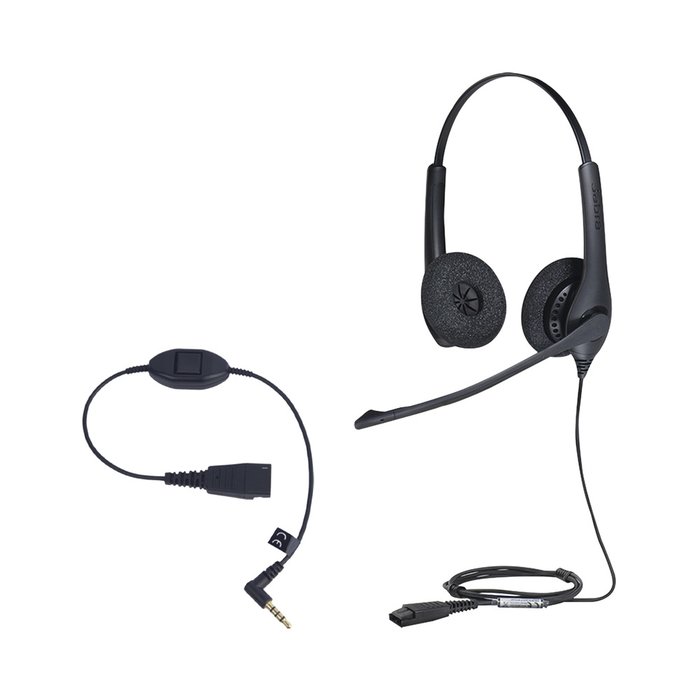 KIT, Diadema con cancelación de ruido, con accesorio para conexiones 3.5mm Incluye modelos BIZ-1500-DUO-QD y MOBILE-QD-35MM-S?