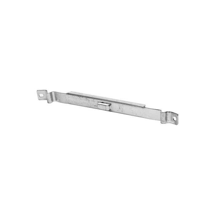 Clip Recto Automático para unir tramos de charola, con acabado Electro Zinc