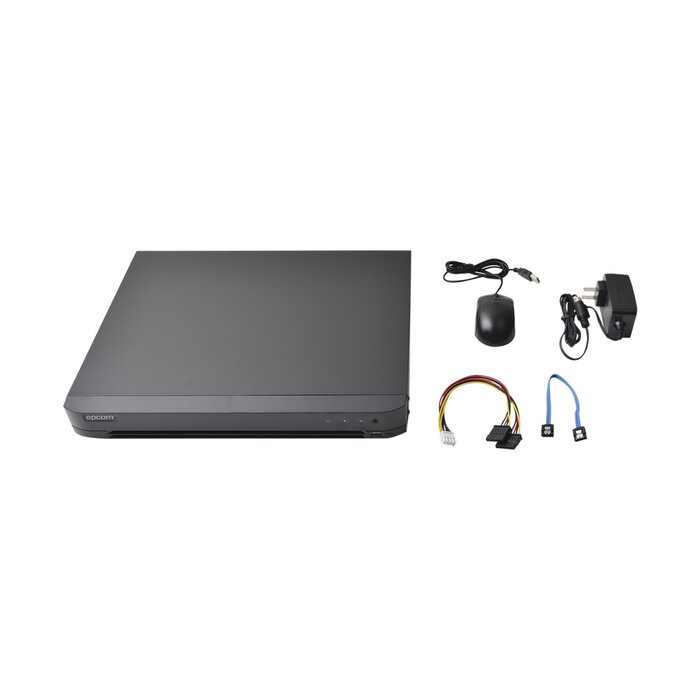 KIT TurboHD 1080p / DVR 8 Canales / 8 Cámaras Bala (exterior 2.8 mm) / Transceptores / Conectores / Fuente de Poder Profesional hasta 15 Vcd para Larga Distancias