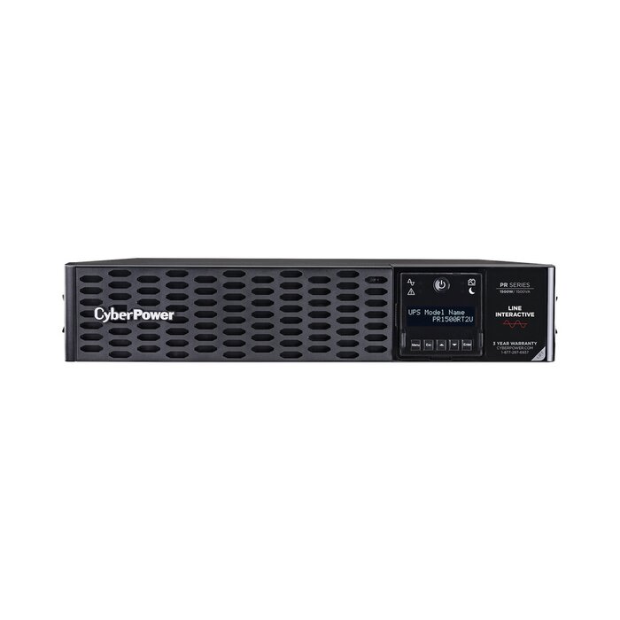 UPS de 1500 VA/1500 W, Topología Línea Interactiva, Entrada 120 Vca NEMA 5-15P, Onda Senoidal Pura, Torre o Rack 2 UR, Con 8 Tomas NEMA 5-15R