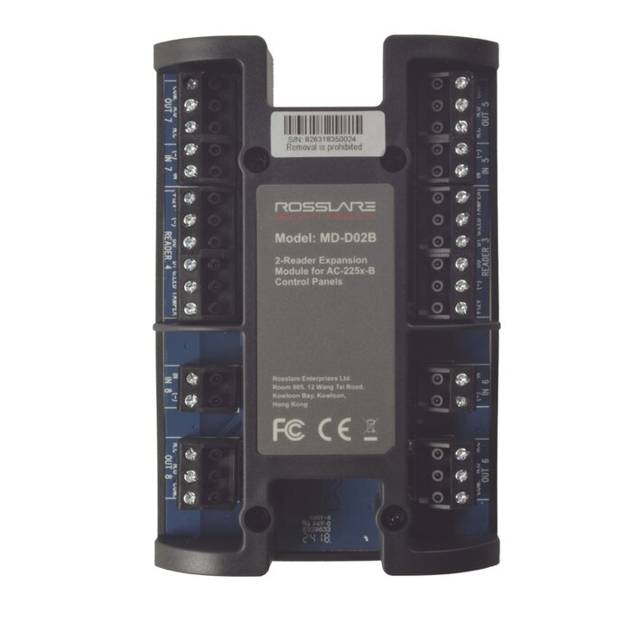 Módulo expansor de 2 lectoras / Para panel AC-225IP-BU