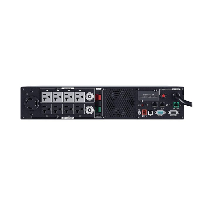 UPS de 3000 VA/3000 W, Topología Línea Interactiva, Entrada 120 Vca NEMA L5-30P, Onda Senoidal Pura, Torre o Rack de 2 UR, Con 8 Tomas 5-20R y 1 L5-30R