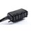 Caja de Distribución de Fibra Óptica Light para 24 Empalmes, con 8 acopladores SC/APC simplex, Exterior IP65, Color Negro