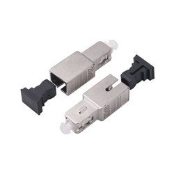 Atenuador óptico macho-hembra con conector SC/UPC de 15dB para fibra Monomodo