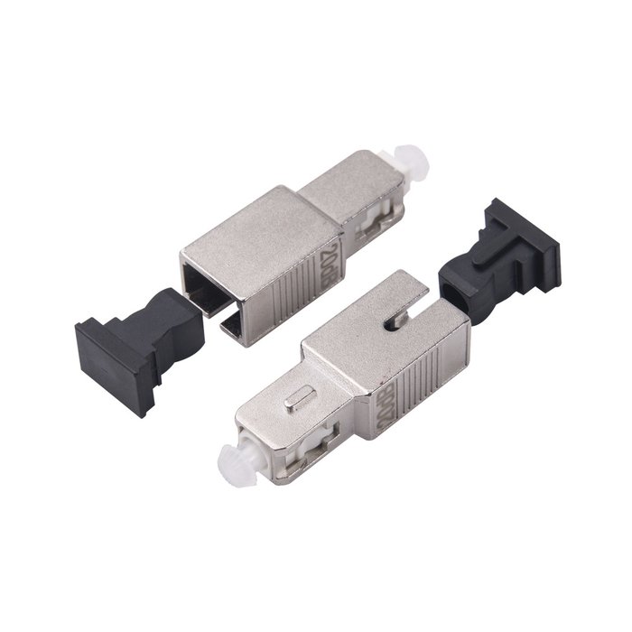 Atenuador óptico macho-hembra con conector SC/UPC de 15dB para fibra Monomodo