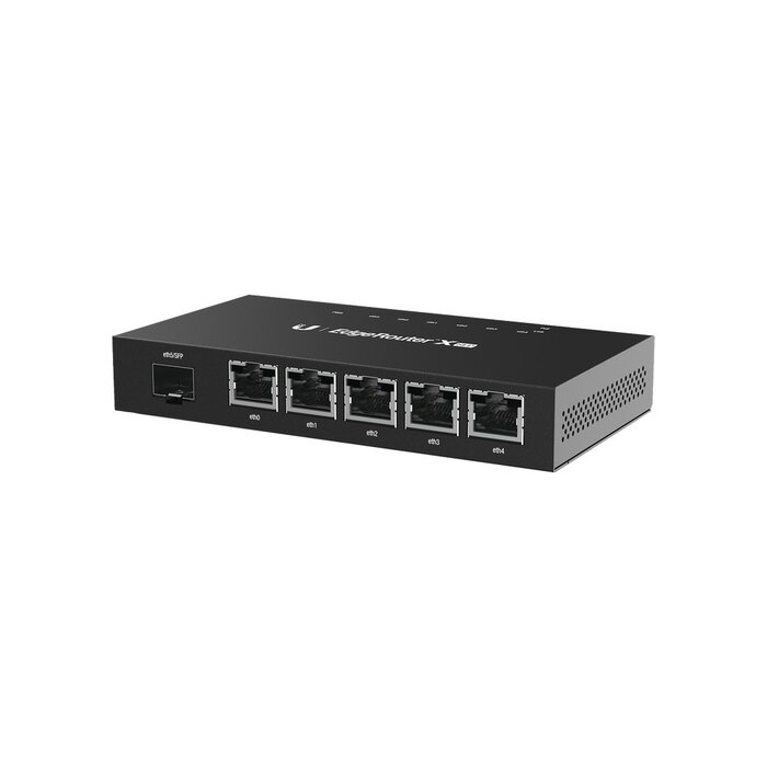 EdgeRouter X SFP de 5 puertos Gigabit + 1 puerto SFP con funciones avanzadas de ruteo