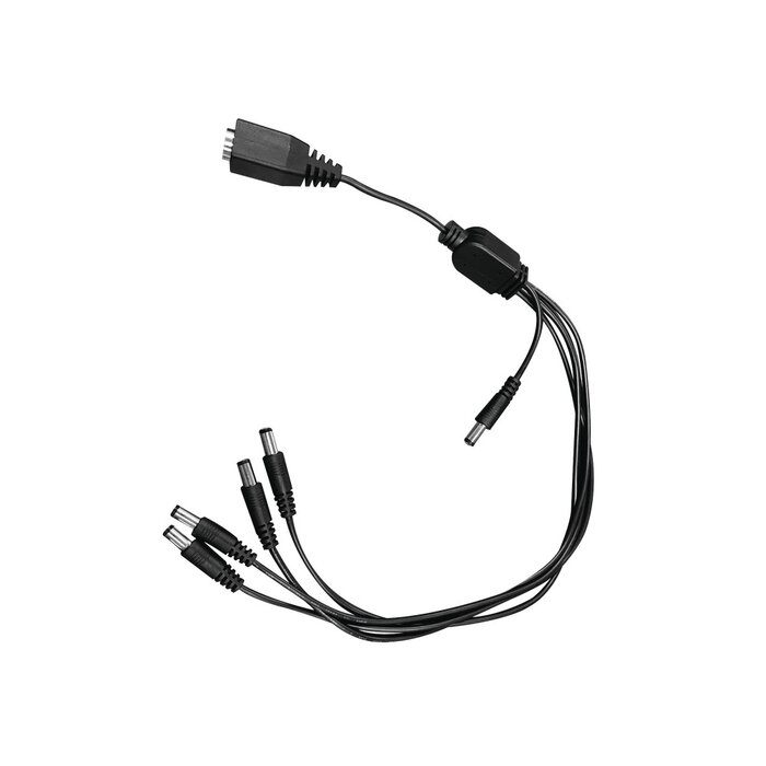 Cable con 5 Vías para Alimentar 4 Cámaras TURBOHD y DVR TURBOHD epcom / HIKVISION