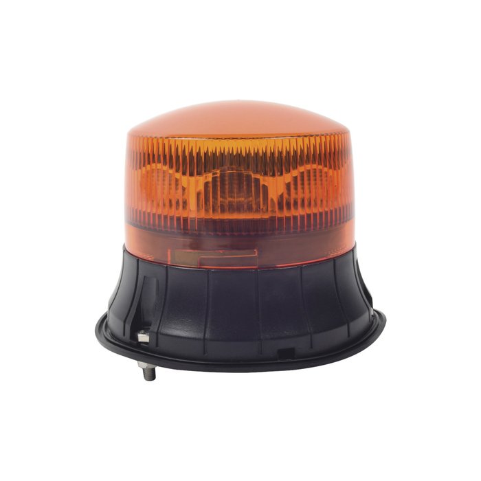 Burbuja LED giratoria de color ámbar, 9 LEDs, montaje permanente
