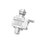Protector RF Coaxial Para 125 - 1000 MHz de Ceja Frontal y Conectores N Hembra en Ambos Lados