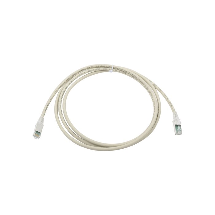 Patch Cord Z-MAX Cat6A S/FTP, CM/LS0H, 7ft, Color Gris, Versión Bulk (Sin Empaque Individual)