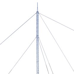 Kit de Torre Arriostrada de Techo de 15 m con Tramo STZ30 Galvanizado Electrolítico (No incluye retenida).
