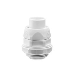 Conector (Racor) de tubería flexible a caja, PVC Auto-Extinguible de 12 mm (1/2"), IP55