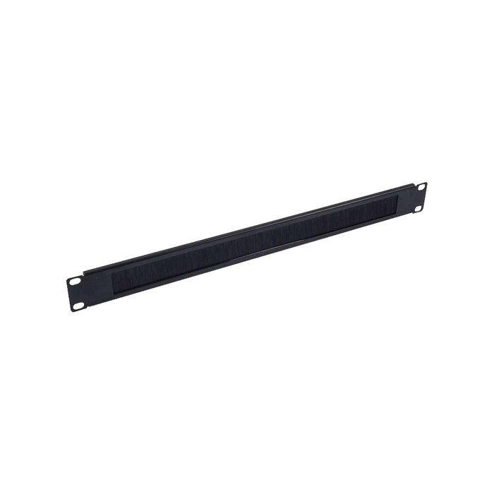 Panel ciego tipo cepillo color Negro, 19in 1UR